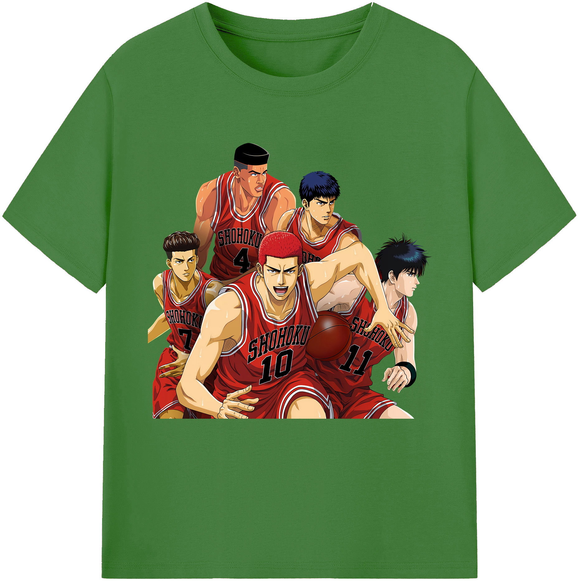 （画像用） SLAM DUNK／スラムダンク レディースカジュアルプリントTシャツ（綿100％）